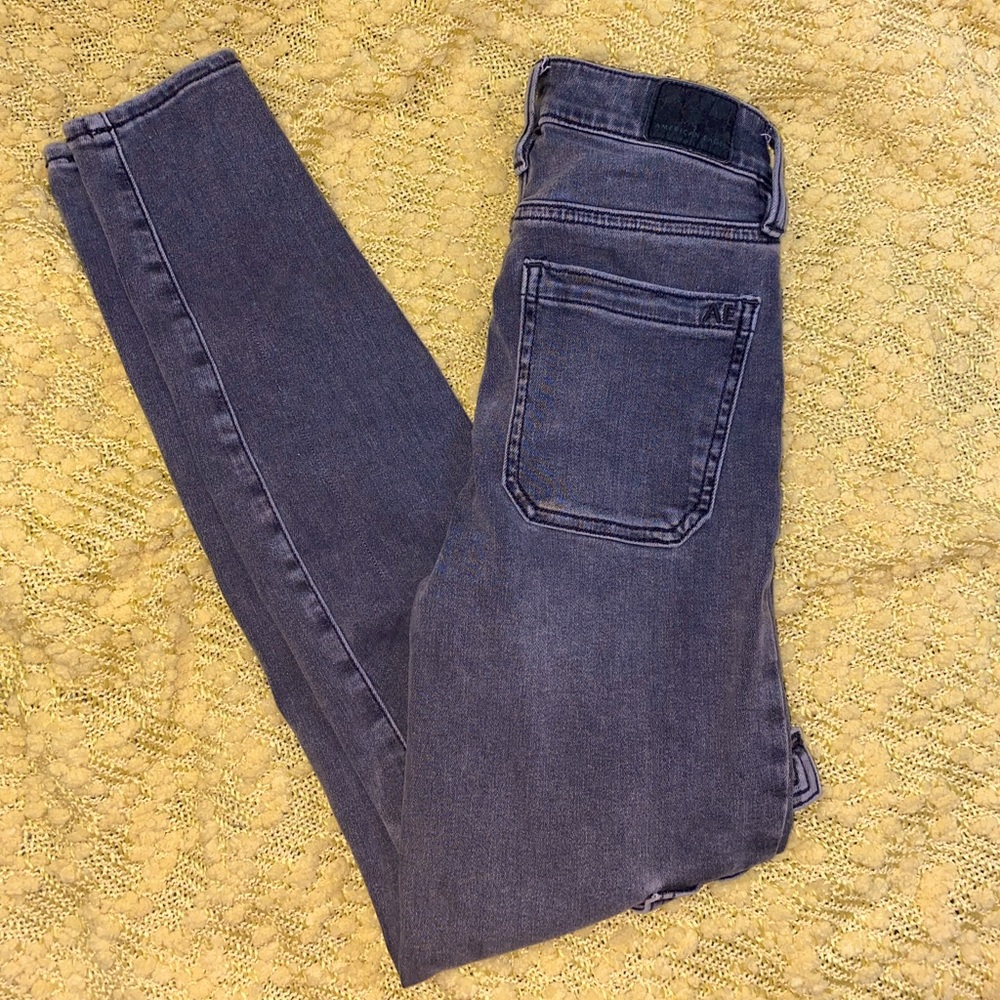 00 Grey American Eagle jeans